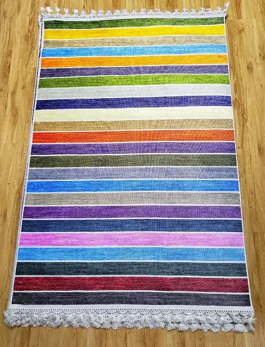 Kolorowy Dywan Etniczny Antybakteryjny 120x180 cm Szybka wysyłka