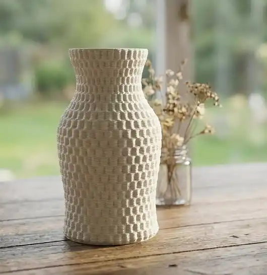 Wazon ceramiczny druk 3D Nowoczesny Minimalistyczny, na kwiaty Kup teraz