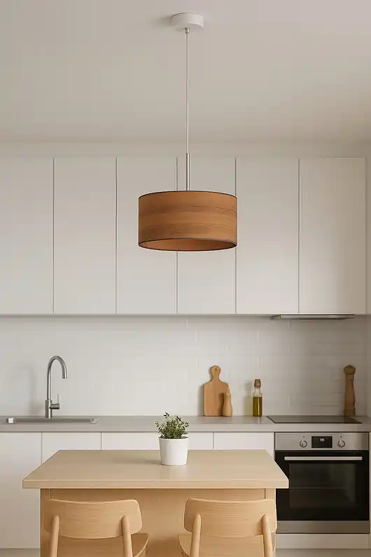 Minimalistyczna lampa wisząca do kuchni SINTRA ECO z 30 cm abażurem Kup teraz
