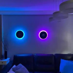 Bestseller Lampa LED Vinyl, płyta winylowa 12", z pilotem, retro/vintage