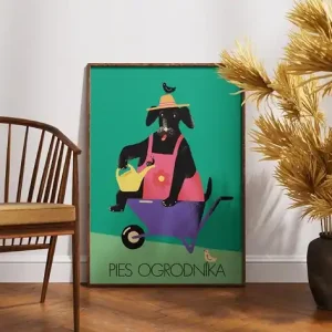 Plakat "Pies ogrodnika" Okazja