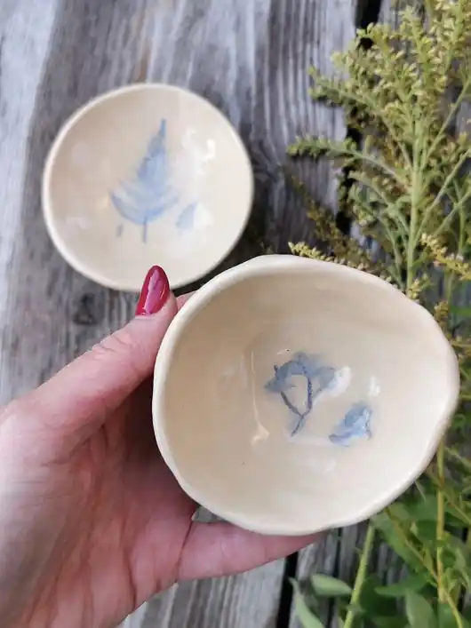 Do wyczerpania zapasów Ceramiczny miseczka Płatki bzu