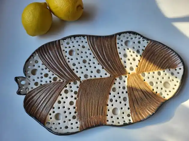 Ceramiczna patera liść Do wyczerpania zapasów