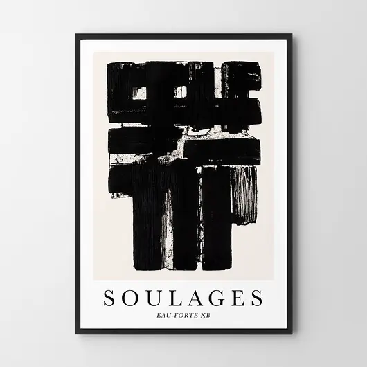 Tani Plakat Soulages Eau Forte XB