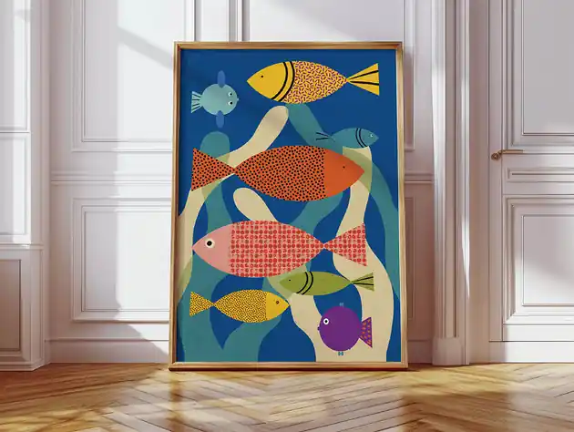 Kup teraz Plakat Ryby