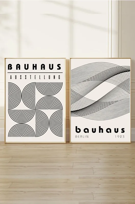 Zamów dziś DWA PLAKATY bauhaus mid century