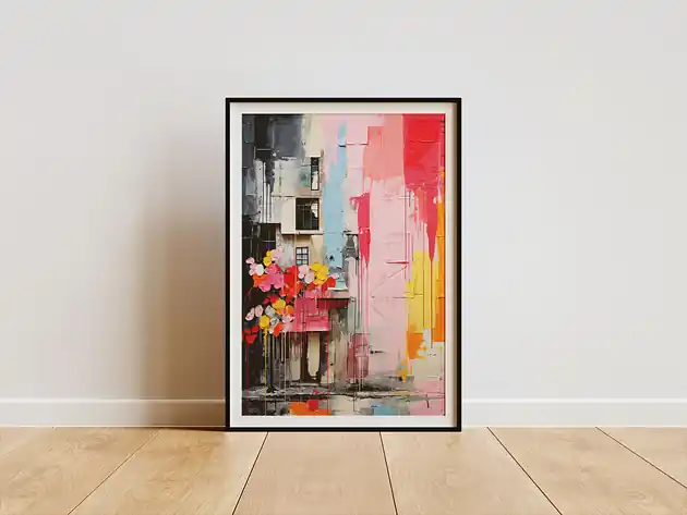 Tylko dziś Plakat - Abstract wall