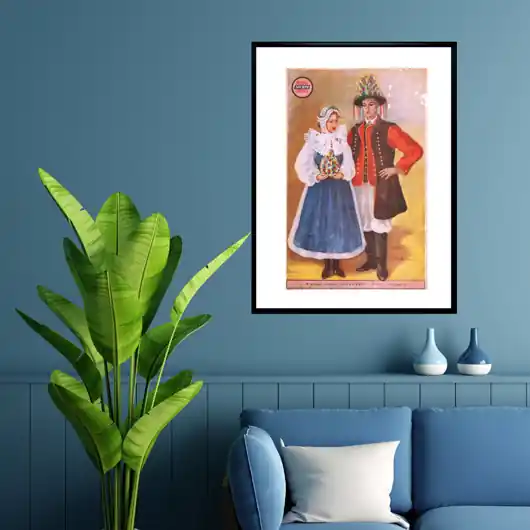 Oprawiona ilustracja "Żeńcy z Poznania" aut. Maria Wąsowicz Sopoćko 1953 r Bestseller