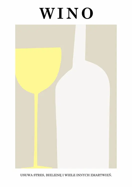 Plakat Wino Oferta czasowa
