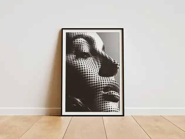 Plakat - Face Dotz Wyjątkowa oferta