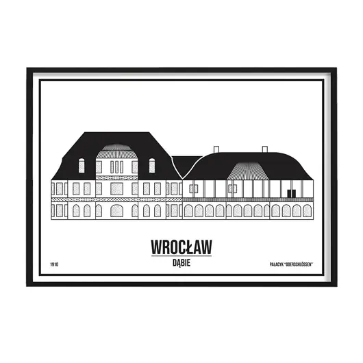 Zamów teraz Plakat Wrocław - Dąbie - sitodruk