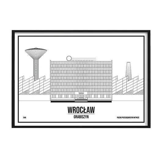 Plakat Wrocław - Grabiszyn - sitodruk Sprawdź teraz