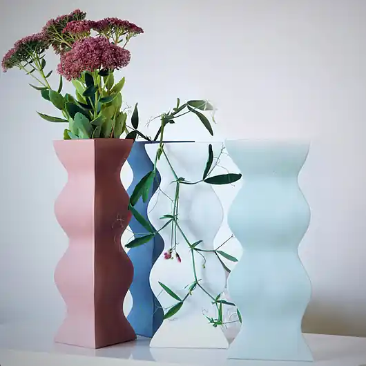 Wazon Constantin / różowa porcelana Nowy