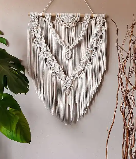 Najlepsza cena Boho makrama Sofia - naturalna