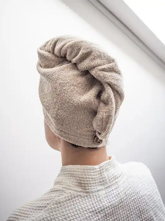 Zamów teraz Lniany turban frotte natural