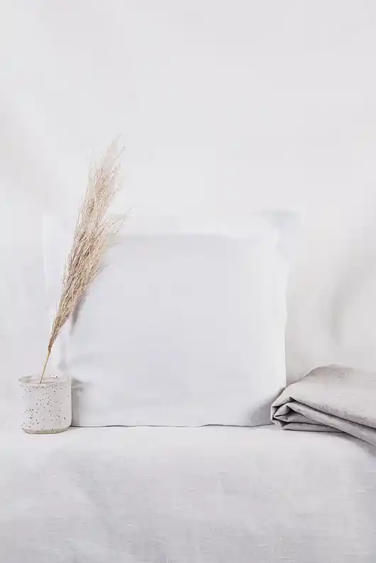 Oferta Lniana Poduszka z Łuskami Zbóż Mleko