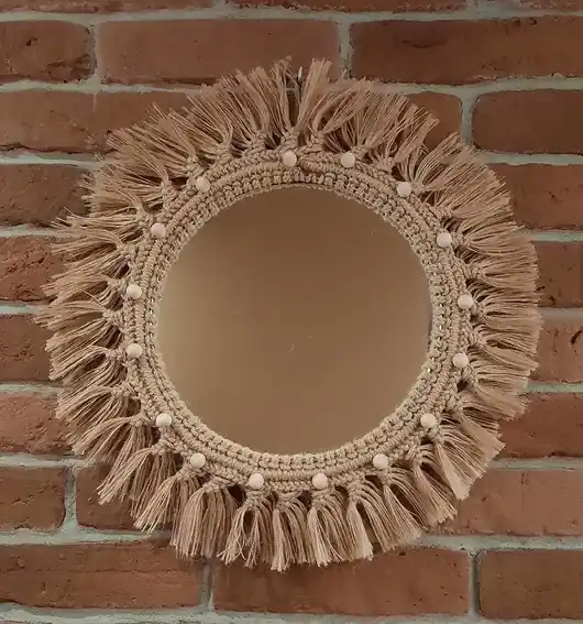 Lustro boho juta 50 cm Tani