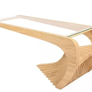Woodbang Lucid - Nowoczesny parametryczny dębowy stolik kawowy Oferta czasowa