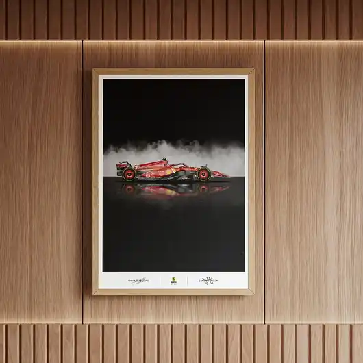 Plakat Motoryzacja - Ferrari SF-24 Popularny