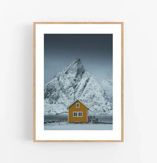 Hit sprzedaży PLAKAT góry Norwegia Lofoty skandynawski