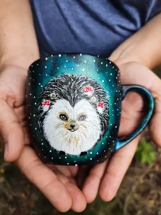 Zamów teraz Kubek malowany - Jeż