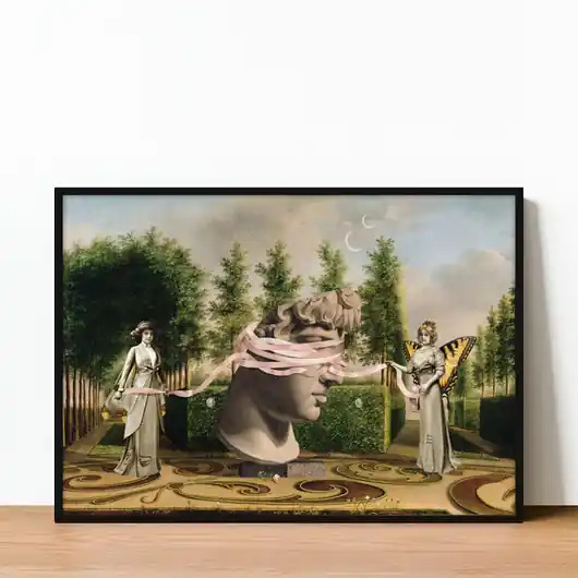 Ekspresowa dostawa Plakat Fine Art giclee kolaż IN BLOOM