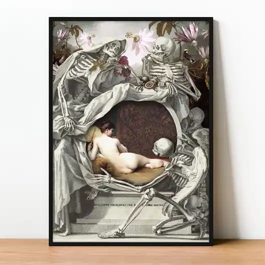 Nie przegap Plakat Fine Art giclee kolaż FADE
