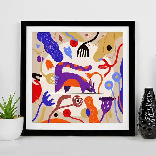 Popularny Plakat Raccoon