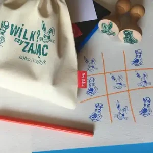 Wielkanocny zestaw stempli - GRA "Wilk i Zając" Wyprzedaż