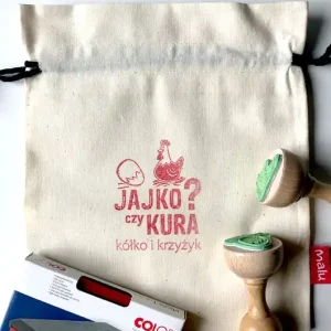 Wielkanocny Zestaw Stempli GRA "Jajko czy kura" Nie przegap