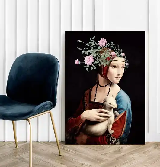Oferta czasowa Dama nowoczesna - obraz na płótnie