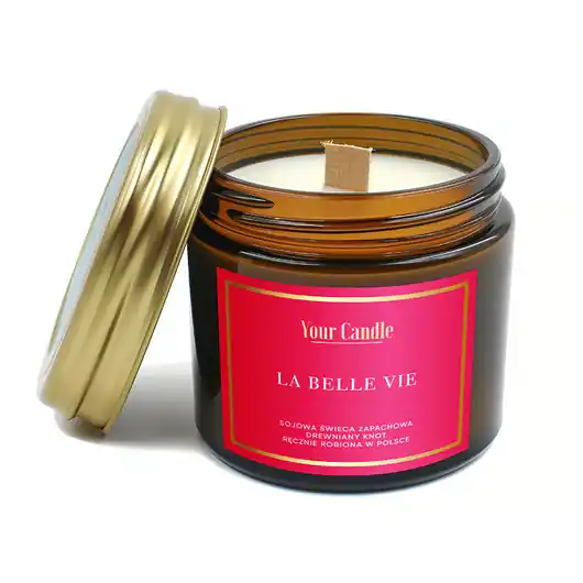 Świeca zapachowa sojowa La Belle Vie 120ml- Your Candle Łatwy zwrot