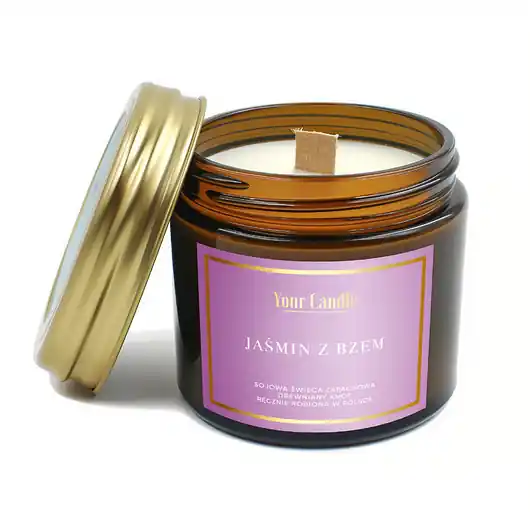 Świeca zapachowa sojowa Jaśmin z Bzem 120ml- Your Candle Cena promocyjna