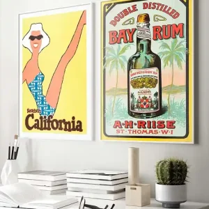 Sprawdź teraz ZESTAW PLAKATÓW wakacje retro