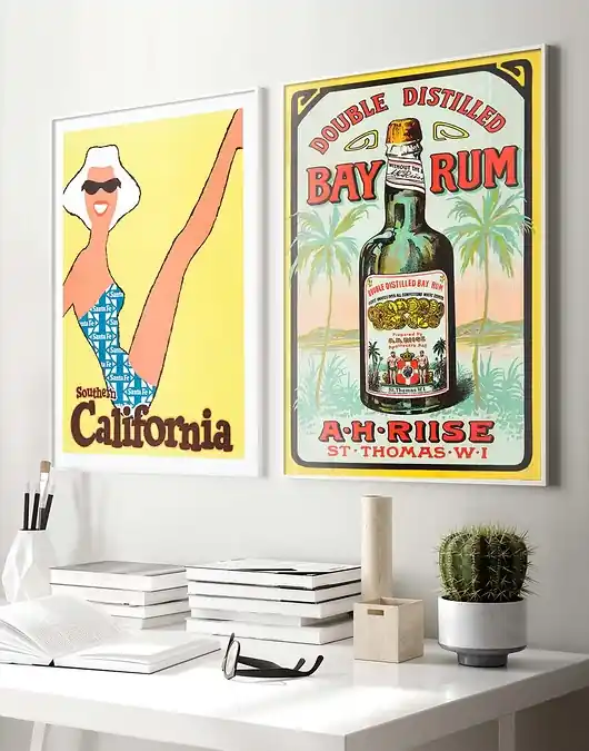 Sprawdź teraz ZESTAW PLAKATÓW wakacje retro