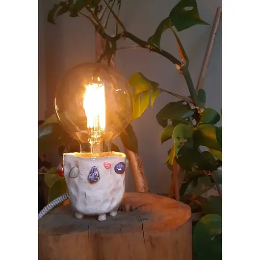 Zniżka Lampka nocna ceramiczna MINERAŁY 09