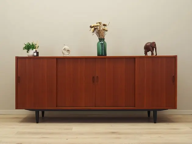 Najlepsza cena Sideboard tekowy, duński design, lata 70, produkcja Dania