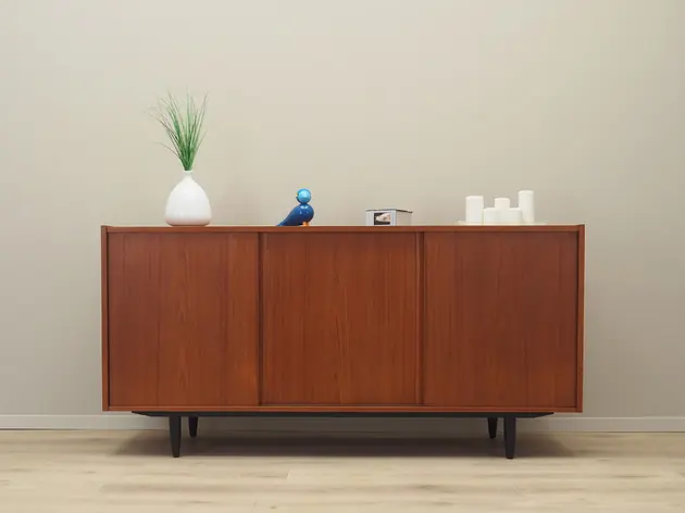 Sprawdź teraz Sideboard tekowy, duński design, lata 70, produkcja Dania