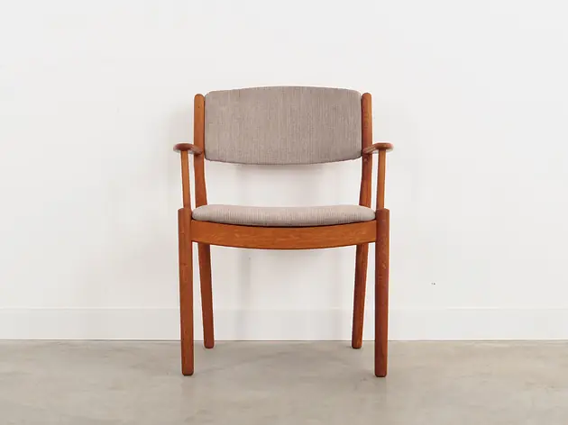Oferta limitowana Krzesło dębowe, lata 60, designer Poul M Volther, produkcja FDB