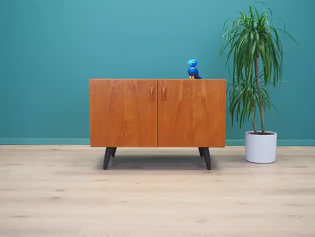 Szafka tekowa, duński design, lata 70, produkcja Dania Oferta czasowa