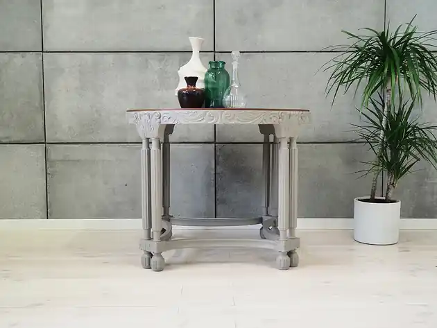Najlepsza cena Stolik kawowy dębowy, duński design, lata 40
