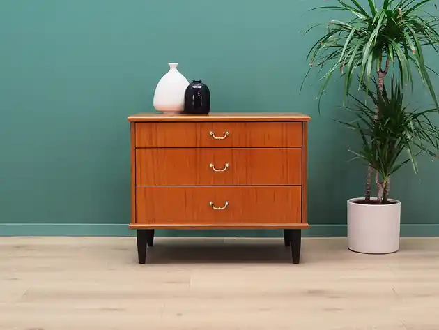 Ekspresowa dostawa Komoda tekowa, duński design, lata 60, produkcja Dania