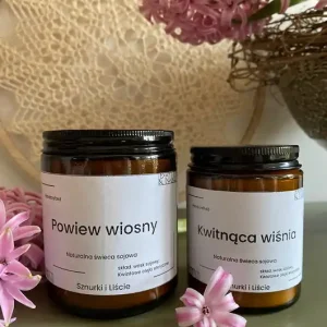 Naturalna świeca sojowa eteryczna 250ml Taniej
