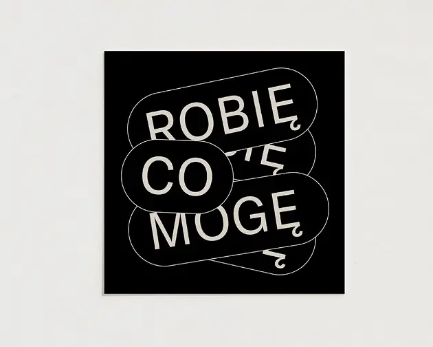 Popularny Robię co mogę / Oryginalna grafika / poster print / Gicl
