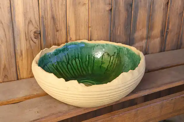 Ciekawa Umywalka, umywalka ceramiczna, łazienkowa, gliniana Bestseller