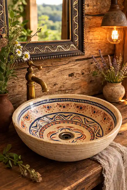 Umywalka Ceramiczna Nablatowa ‘Hafty Zamów teraz