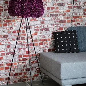 Bezpieczne zakupy Lampa stojąca Violett podstawa + abażur