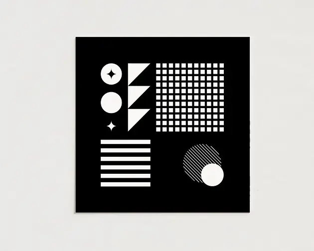Elements 01/ Oryginalna grafika blocks / poster print / plakat Hit sprzedaży