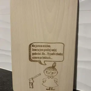 Drewniana deska do krojenia i serwowania MAŁA MI Łatwy zwrot