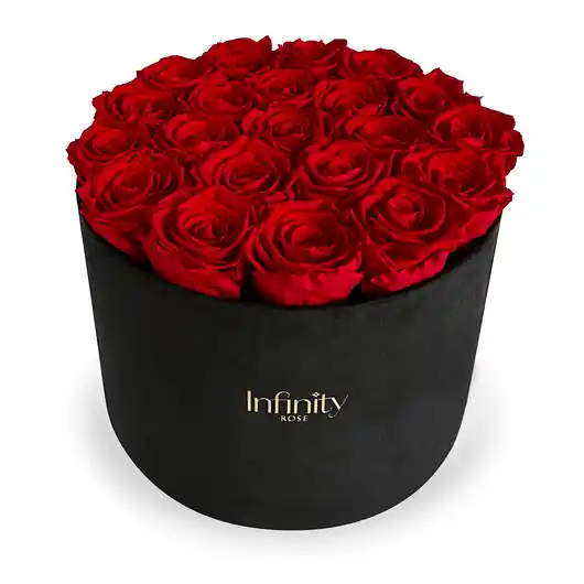 Darmowy zwrot Premium flowerbox czerwone wieczne róże box XXL Infinity Rose